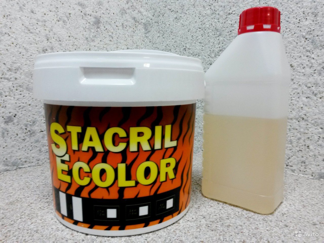 Жидкий (наливной) акрил для ванн "Stacril Ecolor" 24 ч. (2,3 кг./ванна 1,2 м)