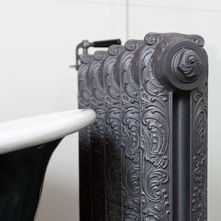 Термостойкая краска эмаль CERTA (Церта), цв. антрацит, до 600 °C (фасовка 0,8 кг.)