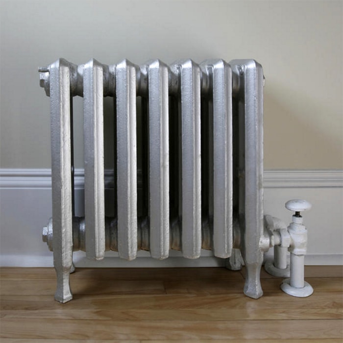 Термостойкая краска эмаль CERTA (Церта), цв. серебристый, до 700 °C (фасовка 4 кг.)