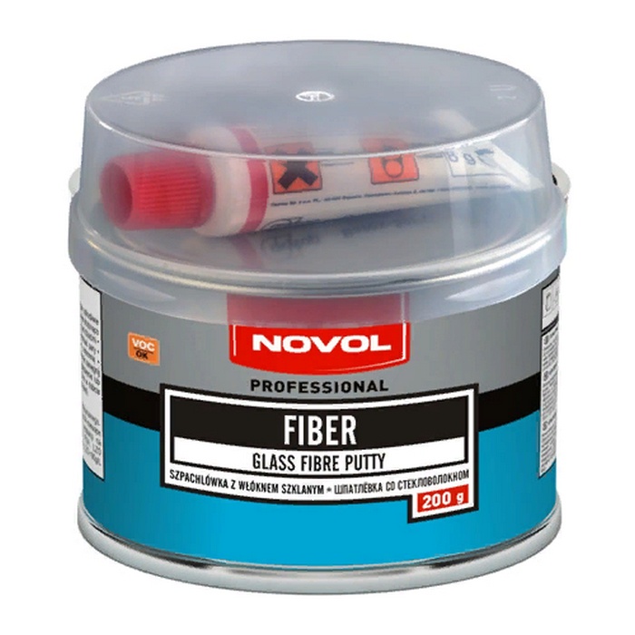 Шпатлёвка Novol Fiber со стекловолокном (200 гр.)