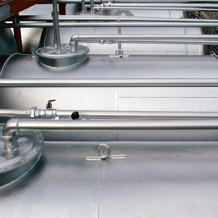 Термостойкая краска эмаль CERTA (Церта), цв. серебристый, до 700 °C (фасовка 4 кг.)